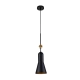 Etoile lampa wisząca 1xE27 matowa czerń płatki złota