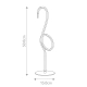 Flamingo lampa stołowa LED 6W 420lm 3000K czarna