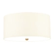 Fletcher Flush lampa sufitowa 3 x E27 DL-FLETCHER18-3LT-IV-AB Elstead Lighting