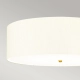 Fletcher Flush lampa sufitowa 7xE27 postarzany mosiądz