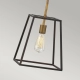 Fulton lampa wisząca 1xE27 brązowa mosiądz