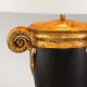 Gallier lampa stołowa 1xE27 czarna złota