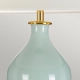 Harbin lampa stołowa 1xE27 seledynowa