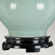 Harbin lampa stołowa 1xE27 seledynowa