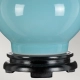 Harbin lampa stołowa 1xE27 jasnoniebieska