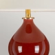 Harbin lampa stołowa 1xE27 czerwona