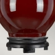 Harbin lampa stołowa 1xE27 czerwona