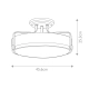 Harper lampa sufitowa 3xE27 polerowany chrom