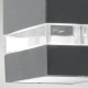 Jannik IP44 kinkiet LED 3,8W 120lm 3000K grafitowy