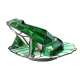 Żabka Tiffany lampa stołowa 1xG9 zielona QZ-FROG-TL Elstead Lighting