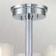 Meridian IP44 lampa sufitowa 3xG9 polerowany chrom