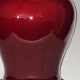 Oxblood lampa stołowa 1xE27 czerwona