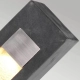 Parkstone IP55 słupek ogrodowy LED 6W 650lm 3000K bazalt stal nierdzewna