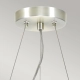 Pearce lampa wisząca 3xE27 polerowany chrom