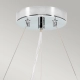 Pearce lampa wisząca 3xE27 polerowany chrom