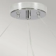 Pearce lampa wisząca 7xE27 polerowany chrom