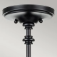 Pickering Lane lampa sufitowa 3xE14 czarna