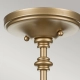 Pickering Lane lampa sufitowa 3xE14 naturalny mosiądz