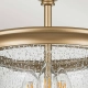 Pickering Lane lampa sufitowa 3xE14 naturalny mosiądz