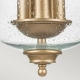 Pickering Lane lampa sufitowa 3xE14 naturalny mosiądz