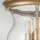 Pickering Lane lampa sufitowa 3xE14 naturalny mosiądz
