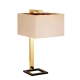 Plein lampa stołowa 1xE27 ciemnobrązowa polerowane złoto