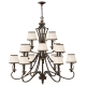 Plymouth żyrandol 15 x E14 HK-PLYMOUTH15 Elstead Lighting