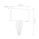 Rosa kinkiet 2xE27 polerowany chrom
