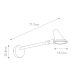 Selma IP66 kinkiet LED 16W 2240lm 3000K czarny