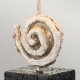 Swirl lampa stołowa 1xE27 biała czerń