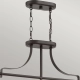 Trilogy lampa wisząca 3xE27 stary brąz