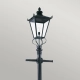 Wilmslow IP23 lampa słupowa 1xE27 czarna