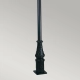 Wilmslow IP23 lampa słupowa 1xE27 czarna