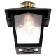 York lampa sufitowa 1 x B22 BL6C-BLACK Elstead Lighting