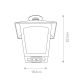 York lampa sufitowa 1xB22 czarna
