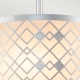 Ziggy lampa wisząca 2xE14 lakierowane srebro