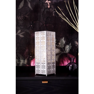 Agra lampka stołowa 1xE14 108222 szara