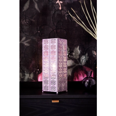 Agra lampka stołowa 1xE14 108224 fioletowa