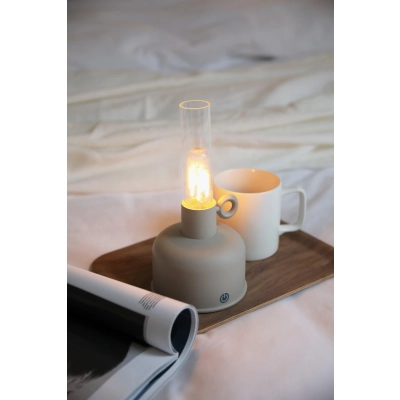 Astrid IP44 lampka stołowa LED 2W 15-200lm 1800K 108921 szarobrązowa