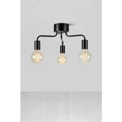 Avery lampa sufitowa 3xE27 108102 czarna