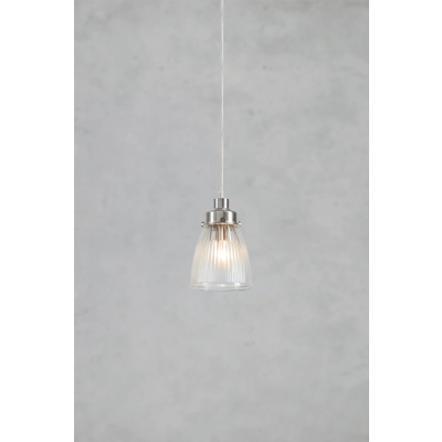 Bellis lampa wisząca 1xE14 109009 przezroczysta, nikiel satynowy