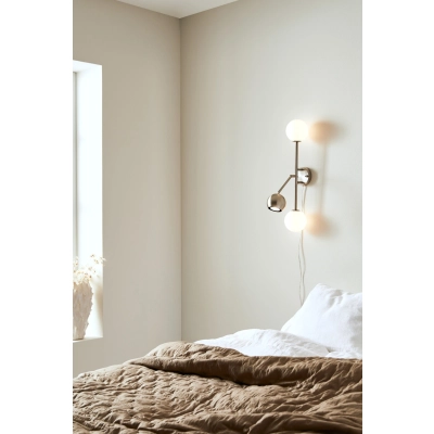 Beside kinkiet 2xG9 1xGU10 108256 stalowy, biały