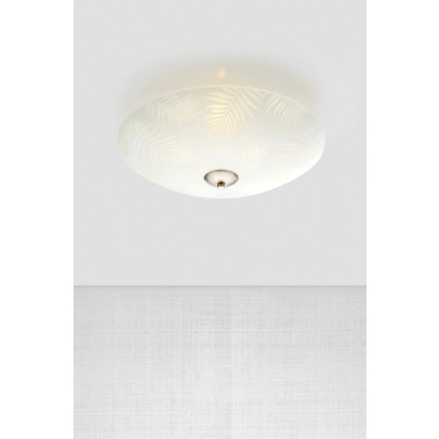 Blad 35cm lampa sufitowa 2xE14 107754 stalowa, biała