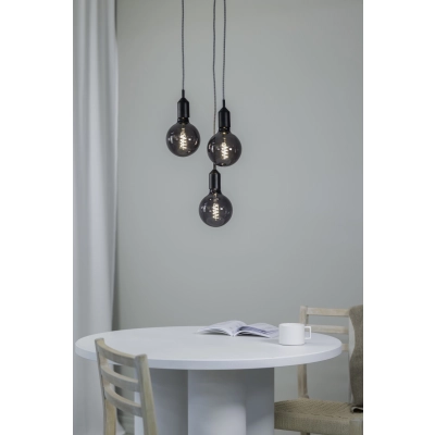 Bronx lampa wisząca 3xE27 108452 czarna