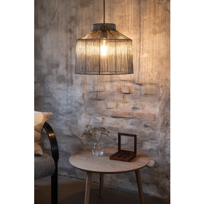 Capanna lampa wisząca 1xE27 108667 czarna, antyczna