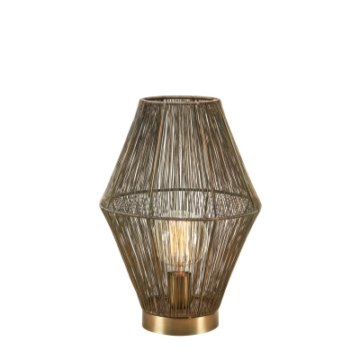 Casa lampka stołowa 1xE27 108665 antyczny mosiądz Markslojd