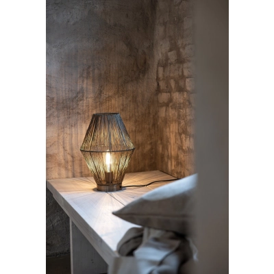 Casa lampka stołowa 1xE27 108665 antyczny mosiądz