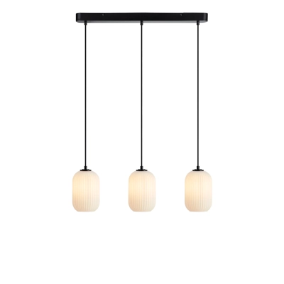 Cava lampa wisząca 3xE14 108563 czarna, biała Markslojd