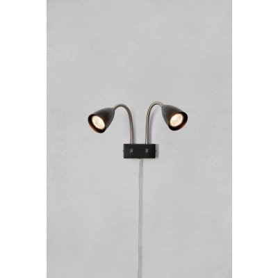 Ciro kinkiet 2xGU10 108901 czarny, stalowy