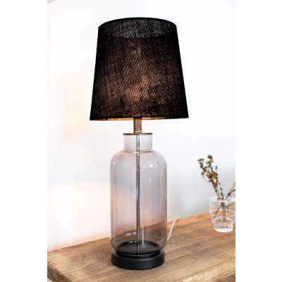 Costero lampka stołowa 1xE27 108696 dymna, czarna